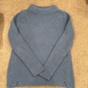 Talbots Blue Cable Sweater Crewneck Size Small